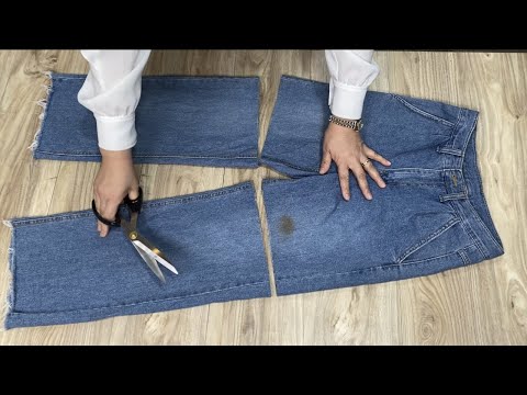 Видео: [DIY] Не выбрасывайте испачканные джинсы.