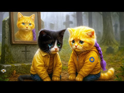 Видео: Мама-кошка погибла, спасая нас от медведицы 🐻 🕯️