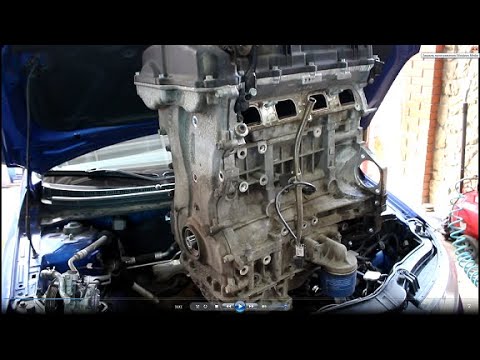 Видео: Гремят поршни на перекладке ремонт двигателя G4KD на Kia Cerato 2,0 Киа Церато 2011  2часть