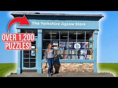 Видео: Покупки в магазине пазлов Yorkshire Jigsaw Store + набор пазлов!