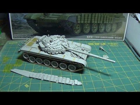 Видео: Т-72Б (Trumpeter) Часть 4