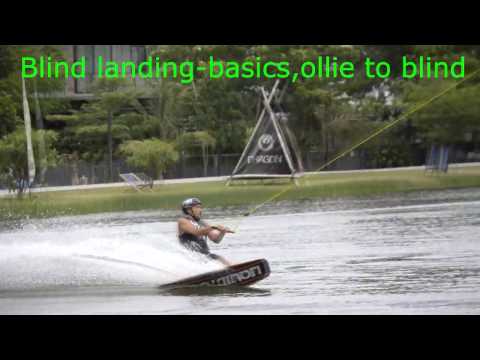 Видео: Blind landing - wakeboarding.Ollie to blind. Блайнд. Олли в блайнд.