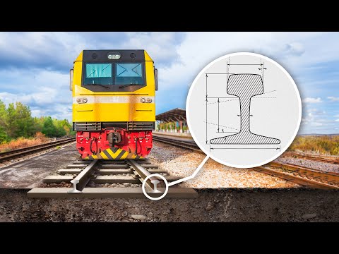 Видео: Почему рельсы имеют такую ​​форму?