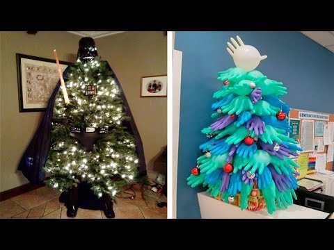 Видео: Необычные ёлки, поднимающие настроение окружающим