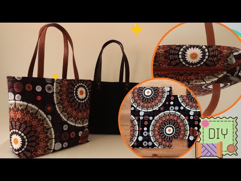 Видео: Тканевая сумка на молнии шаг за шагом