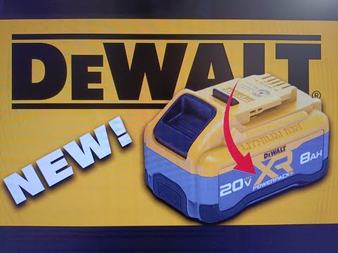 Видео: DEWALT выпускает АКБ XR POWERPACK   8Ач 18В он  на 50%  мощнее и имеет более длительный срок службы.