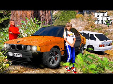 Видео: ОПЕРСКАЯ ЕЗДА В GTA 5 - НАШЕЛ В ЛЕСУ РЖАВУЮ BMW M5 E34! ШАШКИ НА УГНАННОЙ БМВ! 🌊ВОТЕР