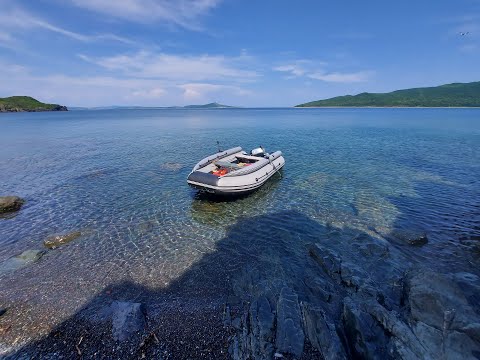 Видео: Острова Два Брата, Пахтусова, Рикорда на лодке angler Reef тритон 390Fнд