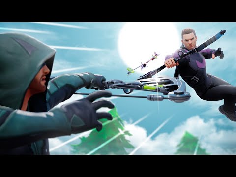 Видео: СОКОЛИНЫЙ ГЛАЗ 🆚 СТРЕЛА в Фортнайт! Битва на в-баксы 🤑