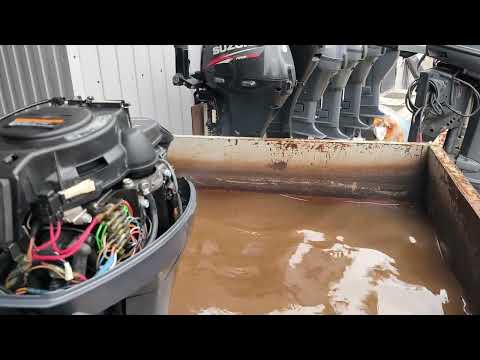 Видео: Запуск мотора Yamaha F8, 600115, Seamotors, Владивосток 