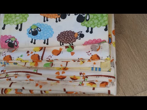 Видео: Как сшить пеленки: ткань, размер, количество