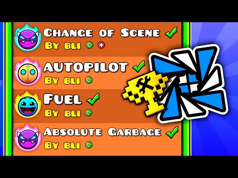 Видео: Я прошёл ВСЕ уровни ЛУЧШЕГО КРЕАТОРА в Geometry Dash