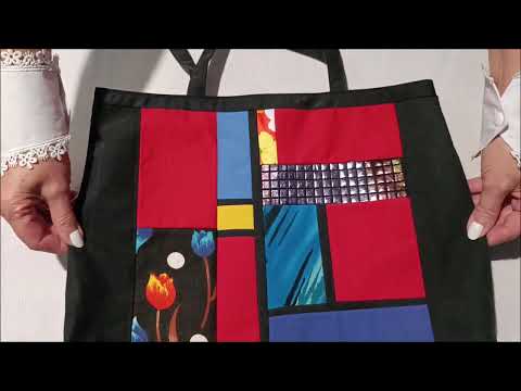 Видео: Shoppers made from fabric scraps🌸Шопери з клаптів тканини