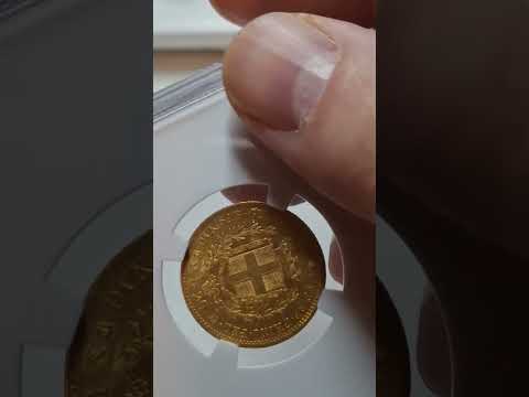 Видео: 20 Lire 1854, Виктор Эммануил II: История