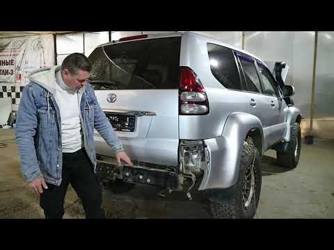 Видео: Land Cruiser Prado 120 покраска Line-X . Показываем все этапы работ с кузовом От и До. Часть 1.