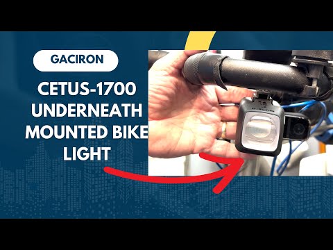 Видео: Велосипедный фонарь CETUS-1700, устанавливаемый снизу — полный обзор