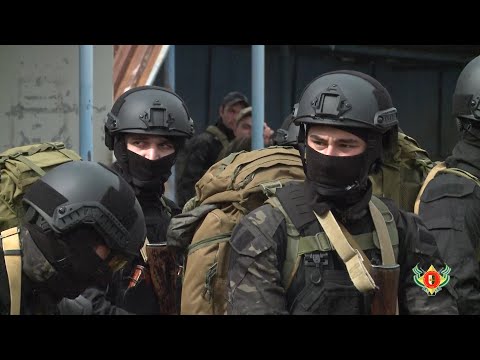 Видео: Масштабные совместные учения силовых ведомств - СГБ, ГСО и МВД.