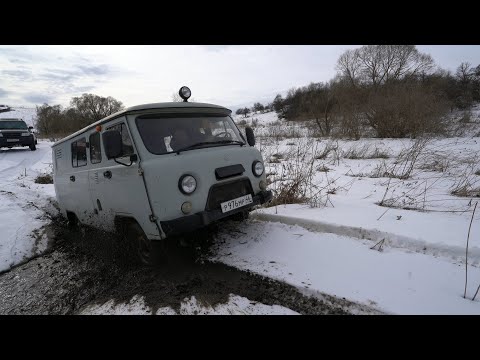 Видео: Что может стоковая УАЗ БУХАНКА, Opel Frontera на бездорожье