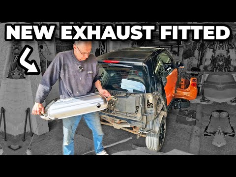 Видео: Smart ForTwo 451: новая выхлопная система — установлена ​​оригинальная деталь Smart