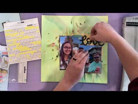 Видео: Процесс создания скрапбука: вместе мы любим