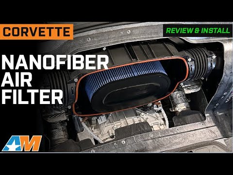 Видео: Обзор и установка воздушного фильтра Corvette C8 Attack Blue Nanofibre 2020-2025