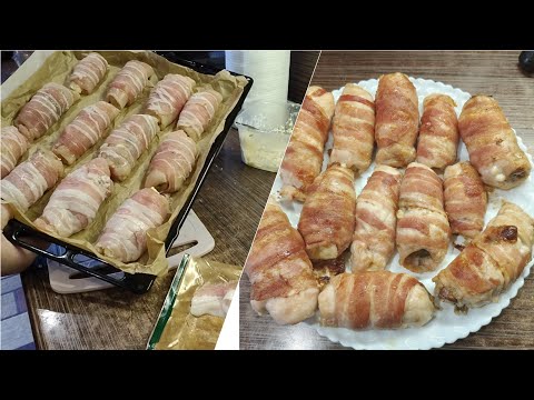 Видео: Наш плодотворный день. Рулетики с беконом. Вкусно готовлю.Чисто и уютно.Что купили