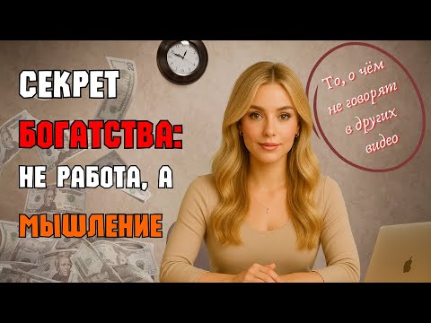 Видео: Как мышление решает, будешь ты миллионером или погрязнешь в долгах