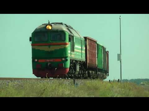 Видео: [БЧ] Тепловоз М62-1571 Свiслач - Семяноўка