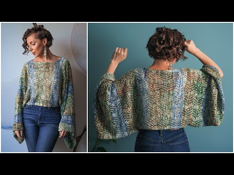 Видео: 4 потрясающих факта, которые вам нужно знать, чтобы связать изящное кружевное пончо в виде кружев...