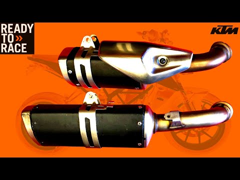 Видео: Stubby Стандартный выхлоп KTM 390 125 200 250 Duke