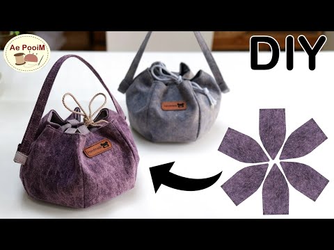 Видео: Идея для шитья Тыквенный мешочек