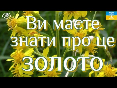 Видео: Ви маєте знати про це ЗОЛОТО!!!