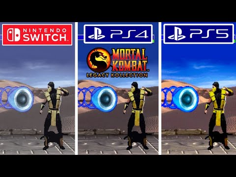 Видео: Mortal Kombat Legacy Kollection: сравнение графики PS4, PS5 и Nintendo Switch