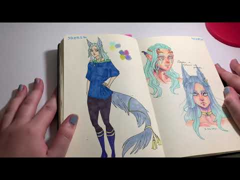 Видео: Обзор на скетчбук 2021 года рождения (*6*)