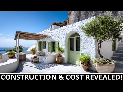 Видео: Характеристики, стоимость и методы строительства греческого каменного дома площадью 1000 кв. футов