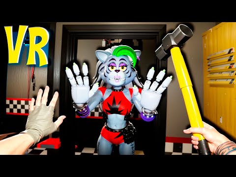 Видео: VR АНИМАТРОНИКИ ПУГАЮТ ОХРАННИКА В БОНЕЛАБ FNAF COOP MOD BONELAB