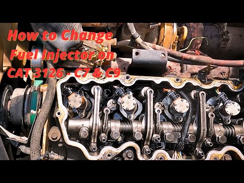 Видео: Пошаговое руководство по снятию и установке инжектора на CAT C7