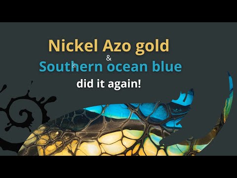 Видео: Больше цвета меньшим количеством краски? Новости и жидкая художественная живопись, акриловая зали...