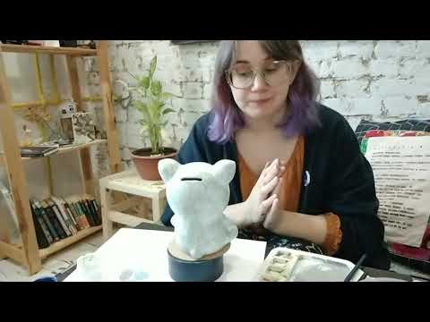 Видео: Мастер-класс по росписи гипсовой фигурки