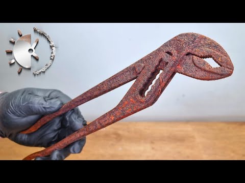 Видео: Восстановление трубных ключей [лазерная гравировка и красные резиновые рукоятки]