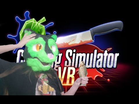 Видео: ДЕНК ВСЕ ВИДЕО ГОТОВИТ РЫБУ/Cooking Simulator VR №4
