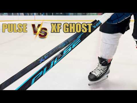 Видео: Обзор хоккейных клюшек Bauer PULSE и CCM XF GHOST: какую новую клюшку для мид-кика выбрать?