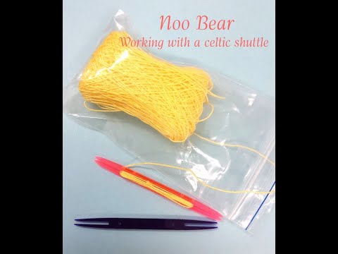 Видео: Фриволите: работа с кельтским челноком