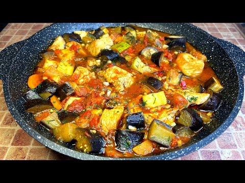 Видео: Очень Вкусное Овощное Рагу с Индейкой из Доступных Овощей. Индейка тушёная с овощами по-домашнему