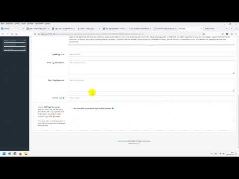 Видео: Додатковий модифікатор Title в модулі SEO Tags Generator для OpenCart