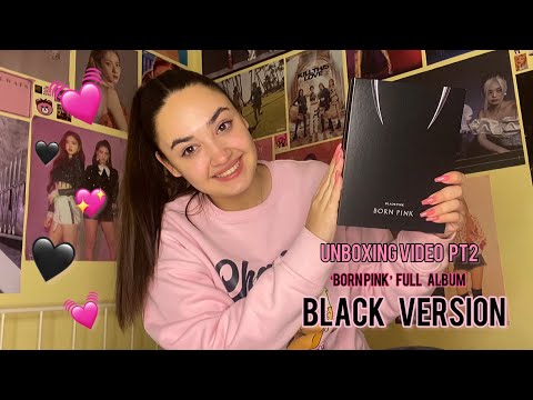 Видео: BLACKPINK 'BORN PINK' FULL ALBUM [BLACK VERSION] /// ВИДЕО UNBOXING
