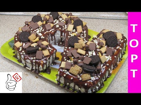 Видео: Торт цифра два, кремовый, простой , подходит и мальчикам и девочкам!!!