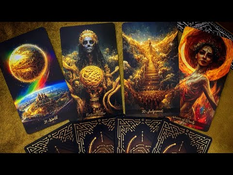 Видео: Новинка с Kickstarter!! Обзор колоды «Golden Journey Tarot»✨🌟✨Творчество Искусственного Интеллекта