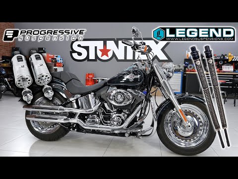 Видео: Подвески на Softail Fatboy