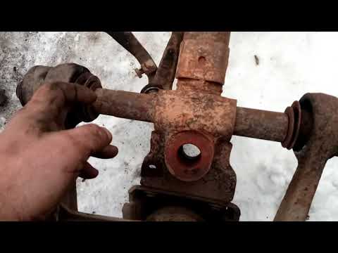 Видео: трудности замены сайлентблоков на Соболе, Баргузине.